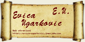 Evica Ugarković vizit kartica